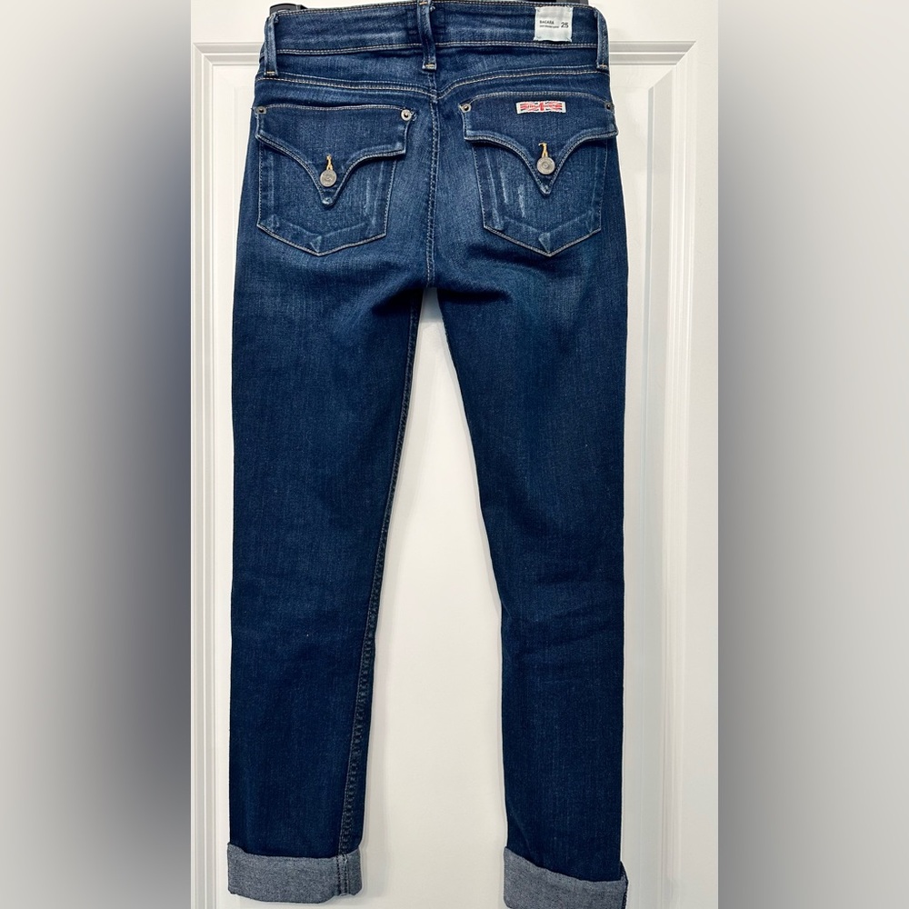 Hudson Bacara Crop Straight Cuffed Indigo Women’s Jeans